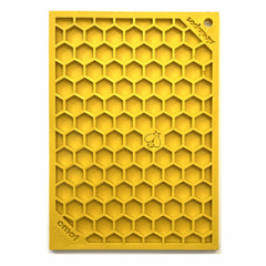 Honeycomb eMat - Enrichment Lick Mat for Dogs and Cats | eMat Enrichment Toy for Anxiety Relief | SodaPup