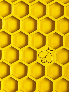 Honeycomb eMat - Enrichment Lick Mat for Dogs and Cats | eMat Enrichment Toy for Anxiety Relief | SodaPup
