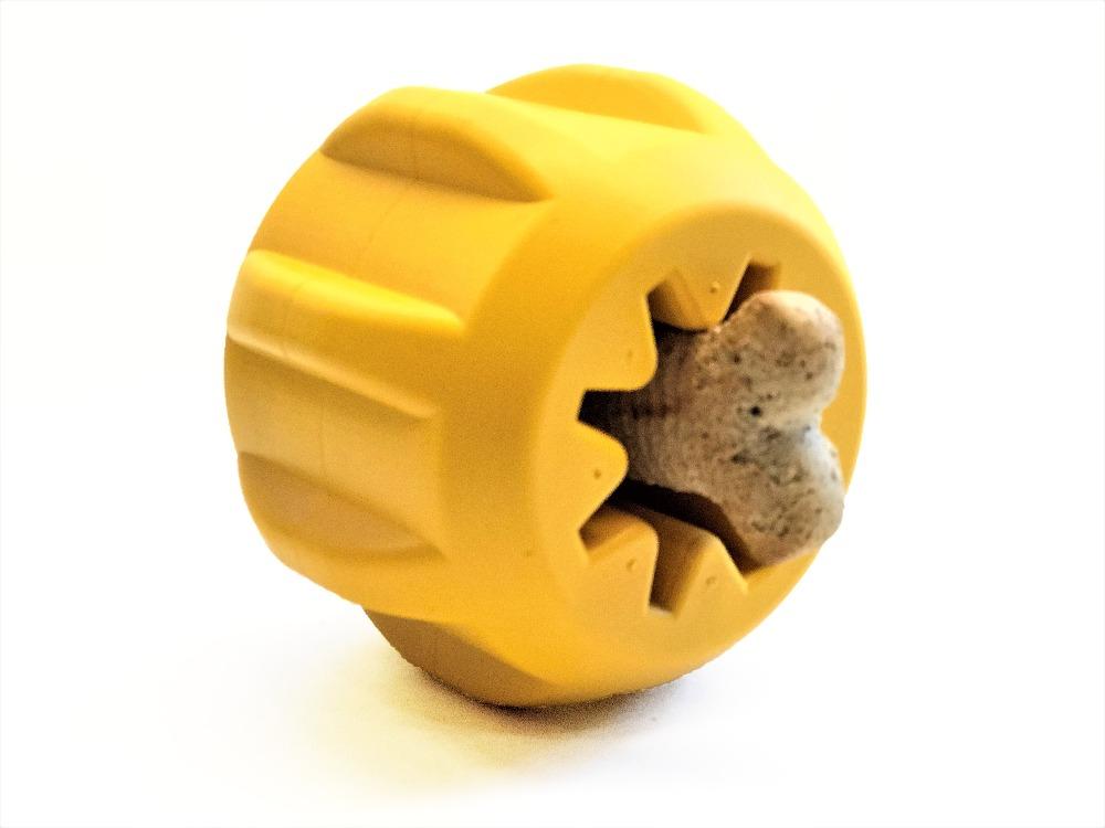 Gear eDispenser - Durable Rubber Yak Chew Holder & Treat Pocket | USA Made