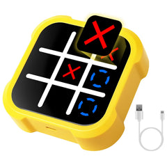 3 In 1 Electric Tic Tac Toe Game Memory Flash Whack Mole Game Portable Travel Game Classic Board Games For Adults and Kids Aged 3+
