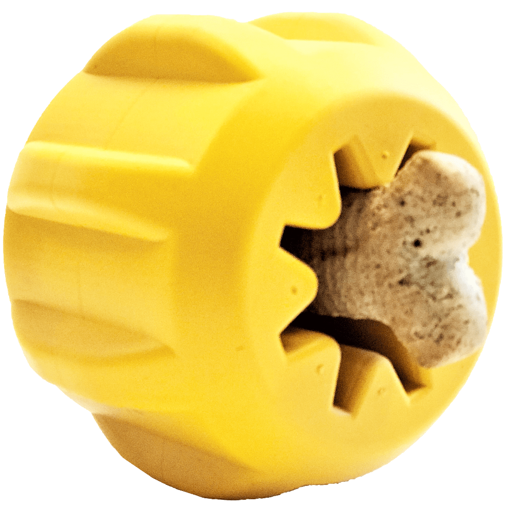 Gear eDispenser - Durable Rubber Yak Chew Holder & Treat Pocket | USA Made